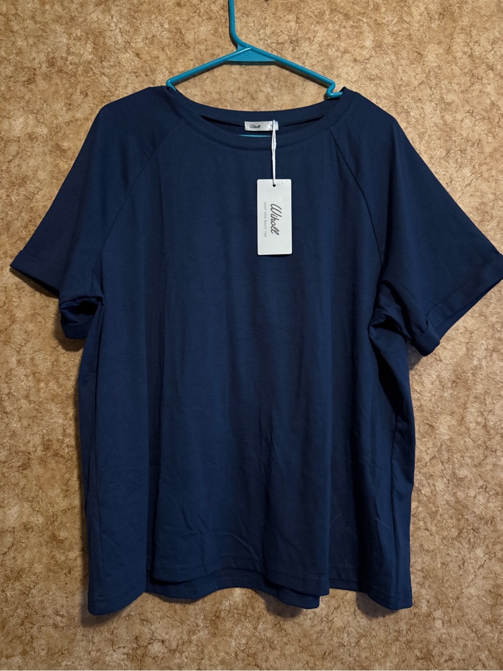 Navy Short Sleeve Women's Tee - Relaxed Crew